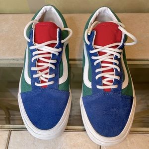 Color block Vans size 9 men and 10.5 women unisex shoes